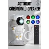 Astronot Görünümlü Projeksiyon Speaker Taşınabilir -