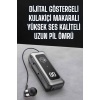 Kablolu Makaralı Bluetooth Kulaklık Uzun Pil Ömrü Dijital Göstergeli -