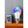 Renk Değiştirebilen RGB Işıklı Led Ampul A+Enerji 15 Watt Led Işık -