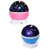 Yıldız Görünümlü Gece Lambası Renkli Masa Lambası Gökyüzü Projeksiyon -