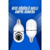 Ev Kamerası Wifi Kamerası Gece Görüşlü Akıllı Ampül Kamera -