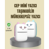 Taşınabilir Mini Termal Yazıcı 200 DPI Bluetooth Bağlantılı -