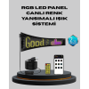 5V USB Akıllı Piksel LED Panel – Mobil Uygulama Kontrollü, Renkli Işık Efektli -