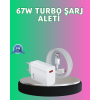 67 Watt Güçlü Turbo Şarj Aleti Samsung Note 10 Note 20 Uyumlu -