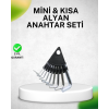 9 Parça Alyan Anahtar Seti Isıl İşlem Görmüş Dayanıklı Çelik -