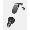 Araç İçi Telefon Tutucu + Quick Charge 3.0 Araç Şarj Cihazı Seti -