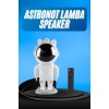Gece Lambası Astronot Bluetooth Hoparlörlü Galaksi Işık Projektörü -