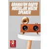 Gramafon Nostaljik Radyo Yüksek Ses Kalitesi USB TF Kart Aux -