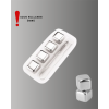 Yeniden Kullanılabilir 304 Çelik Metal Buz Küpleri 4lü Set -