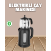 0,9 L Cam Demlik ve 1,7 L Su Haznesi ile Çay Keyfi -