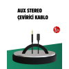 iPhone Uyumlu Lightning – 3.5mm Aux Adaptör Kablo Stereo Ses Aktarım -