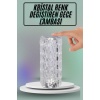 Masa ve Gece Lambası Şık ve Dayanıklı Sensörlü Şarjlı Kristal Lamba -