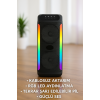 RGB Işıklı Çift Hoparlörlü Taşınabilir Bluetooth Speaker ve Mikrofon -