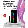 Renkli Işıklı Bluetooth Hoparlör – Taşınabilir, Güçlü Ses Performansı -