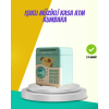 ATM Görünümlü Su Yeşili Otomatik Para Çeken Şifreli Kumbara -