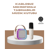 Bluetooth Karaoke Mikrofon ve Hoparlör Seti Taşınabilir -