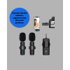 Kablosuz Mikrofon - Telefon ve Bilgisayar Uyumlu -
