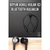 Kablolu Boyun Askılı Dijital Göstergeli Bluetooth Kulaklığı 60 Saat -