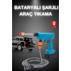 Şarjlı Ve Yüksek Basınçlı Oto Yıkama Makinesi Ve Sulama Tabancası Bahçe Yıkama Makinesi -