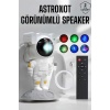 Astronot Görünümlü Projeksiyon Speaker Taşınabilir -