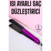 Saç Düzleştirici Isı Ayarlı Seramik Kaplama Döner Kablo Yıpranma Karşıtı -