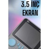 Mini Atari El Atarisi 3.5 inç Ekran Çift Konsol 666 Adet Retro Oyun Gameboy El Atarisi -