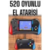 Gamepad Joystick 500 Oyunlu Retro Oyun Konsolu Tv Bağlantı Özellikli 2 Kişilik Destekli -