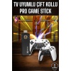 8K Android TV Gme Stick Video Oyun Konsolu Aile Retro 35000 Oyunlu Çift Kollu -
