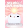 Çocuklara Özel Şirin Tasarımlı Mini Fotoğraf Yazıcısı 3 Adet Rulo Hediyeli -