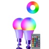 Akıllı RGB Led Ampul Led Uzaktan Kumandalı Renk Değiştiren Ampul -