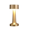 Altın Rengi Masa ve Gece Lambası Dokunmatik Şarjlı Masa Lambası -
