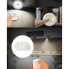 Çok Amaçlı Kullanım İçin Kablosuz Yapışkanlı 3 Lü Uzaktan Kumandalı Led Spot Lamba -