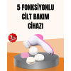 Derin Temizleme ve Masaj İçin 5 Başlıklı Yüz Cilt Bakım Aleti -