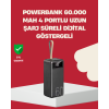 LED Ekranlı Çok Fonksiyonlu Taşınabilir Şarj Ünitesi Powerbank -