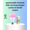 RGBW Teknolojili Akıllı LED Ampul, Zamanlayıcılı -