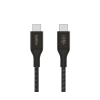 Belkin CAB015 Boostcharge Örgülü USB-C Den USB-Cye 240W 1M Kablo - Siyah