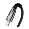 Baseus Glimmer Series Type C-Lightning 20W 1M Kablo - Siyah