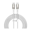 Baseus Glimmer Serisi Type-C Den Type-C Ye 100W  2M Kablo-Beyaz