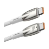 Baseus Glimmer Serisi Type-C Den Type-C Ye 100W  2M Kablo-Beyaz