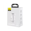 Baseus Grain Pro Araç Şarjı (2*USB 4.8A ) - Beyaz