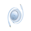 Baseus Free2pull Mini 1M. USB-C Şarj Kablosu 60W - Mavi