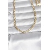 CM 14K Gold Renk Kalın Zincir Model 60 cm Kadın Kolye - Lisinya