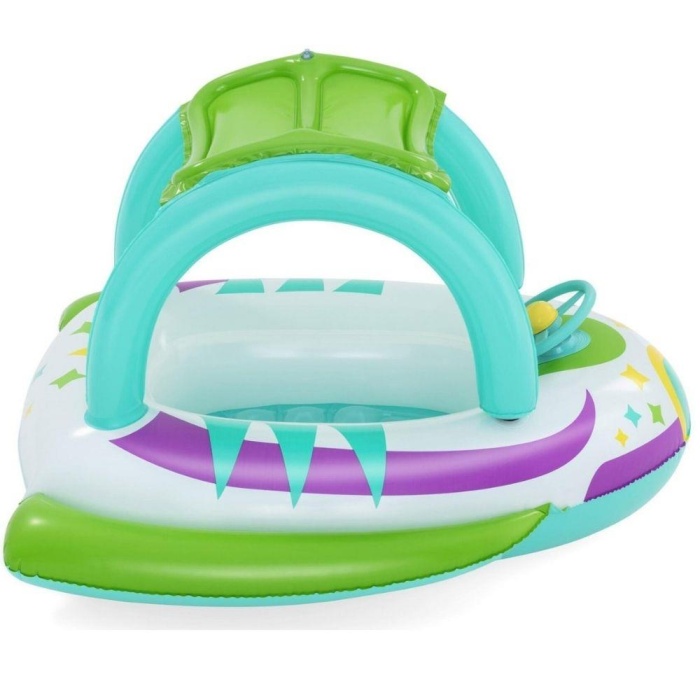 Bestway Gölgelikli Direksiyonlu Kornalı Bot 107x102 Cm - 34149