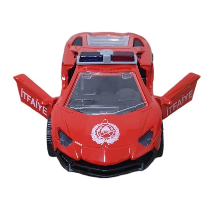 Çek Bırak Metal Araba Lamborgini - ILK003 - İtfaiye