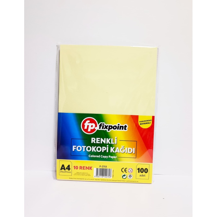 Fotokopi Kağıdı Renkli 100 Adet