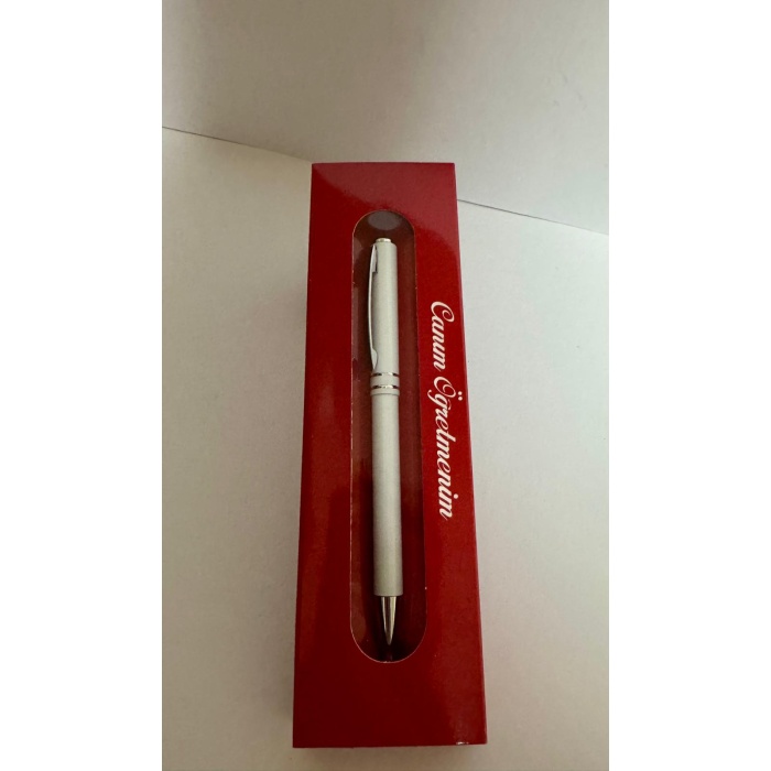 Tükenmez Kalem Canım Öğretmenim Beyaz Renk