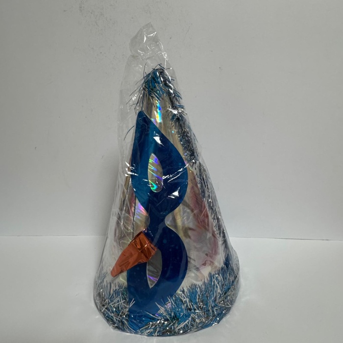 Yılbaşı Şapkası Seti Lüx Karton Metalik Renk