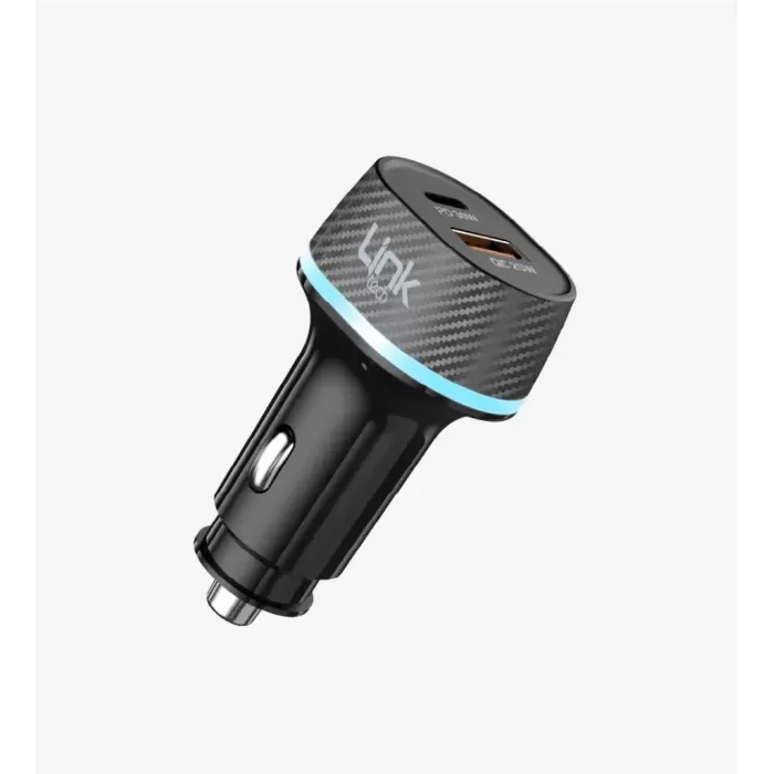 C433 Safe Dual PD QC 55W Süper Hızlı Araç Şarj Başlığı