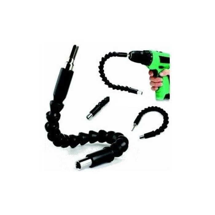 Matkap Ucu - Bükülebilir Oynar Vidalama Bits Uzatma Aparatı 30Cm - Komple Set -