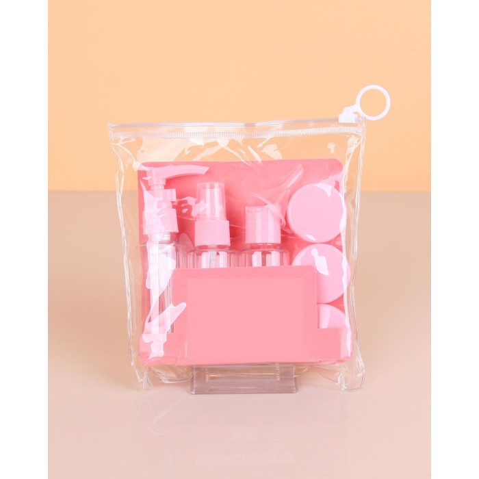 Parfüm Şişesi - Kozmetik Şişesi - 8 li Seyahat Doldurulabilir Kozmetik Seti -